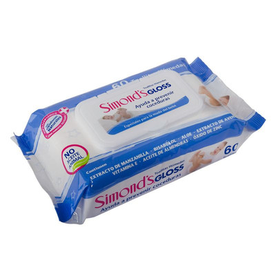 toallitas simond´s gloss 60 unidades