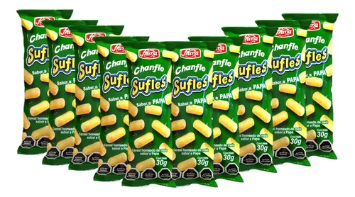 manga sufles sabor a papa fruna 10x30 grs