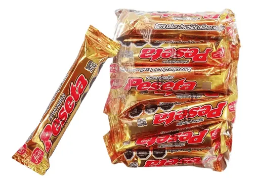 manga peseta relleno de manjar 20x22grs