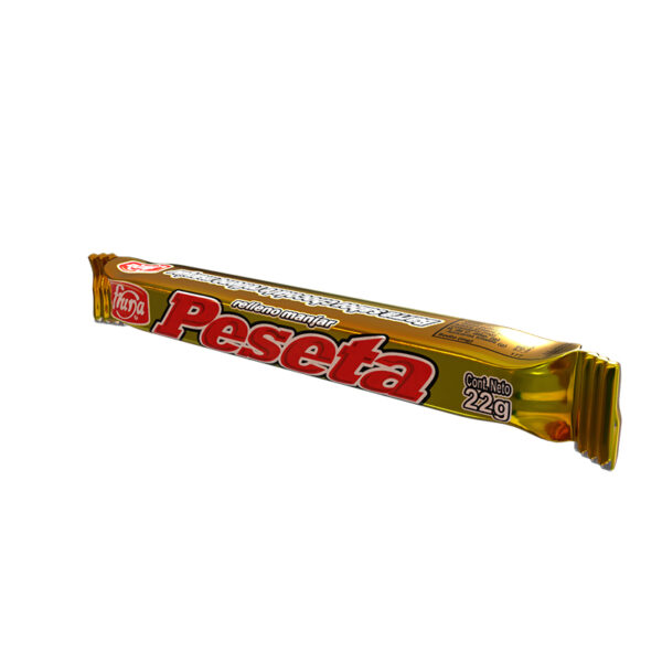 peseta relleno de manjar 22grs
