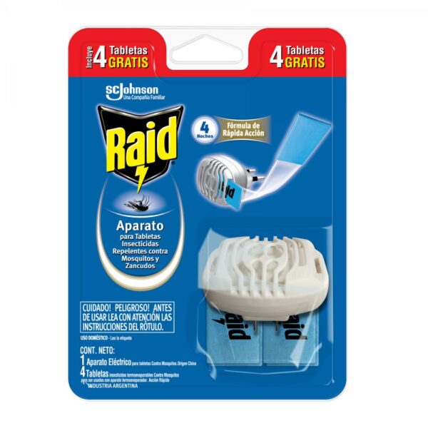 raid electrico + 4 tabletas
