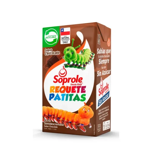 leche chocolatada 1 litro soprole