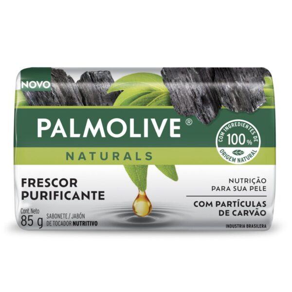jabon palmolive 85 grs con particulas de carbon